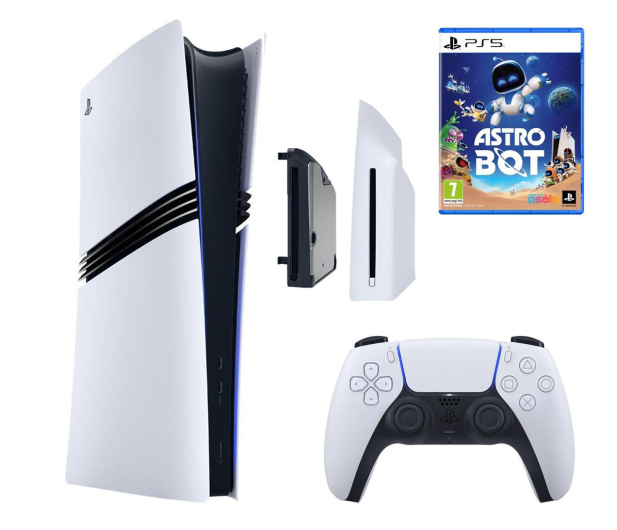 Sony PlayStation 5 Pro + Disc Drive + Astro Bot - 1294336 - zdjęcie